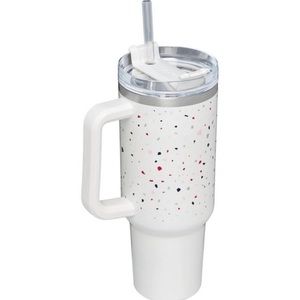 Stanley 40oz Stainless Steel Adventure
Quencher Tumbler - Terrazzo Pearlescent
